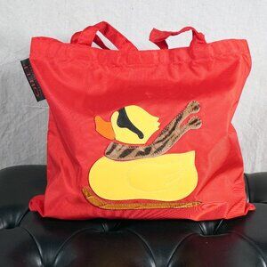 Gilli Small Vinyl Tote with Rubber Duck Motif